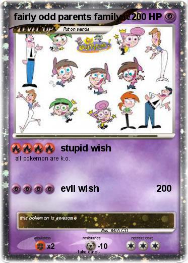 Pokemon fairly odd parents family
