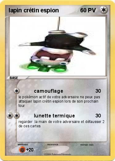 Pokemon lapin crétin espion
