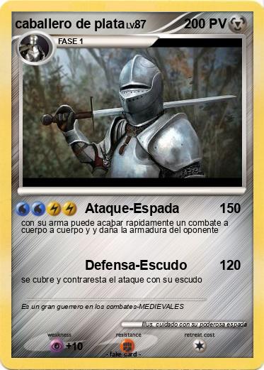 Pokemon caballero de plata