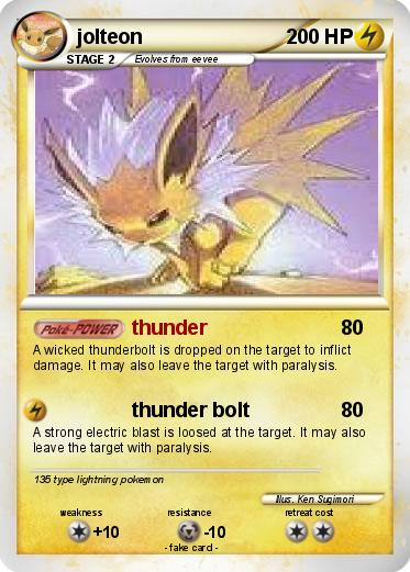 Pokemon jolteon