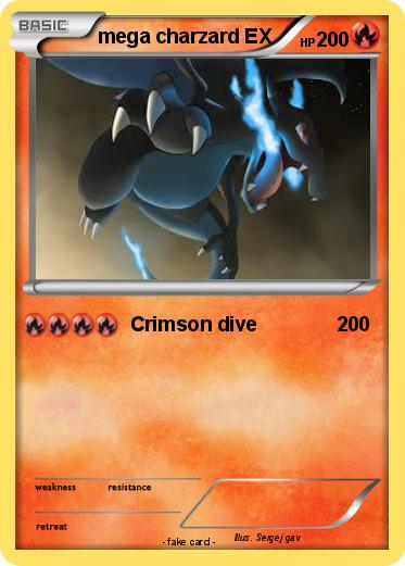 Pokemon mega charzard EX