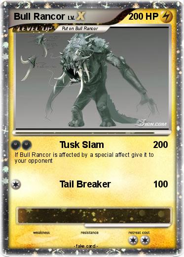 Pokemon Bull Rancor