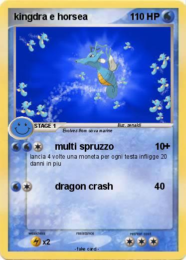 Pokemon kingdra e horsea