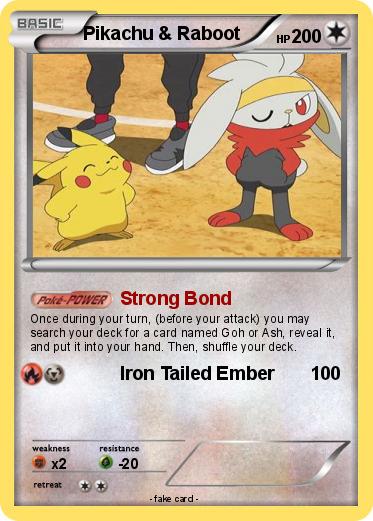 Pokemon Pikachu & Raboot