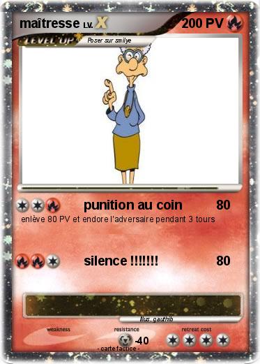 Pokemon maîtresse
