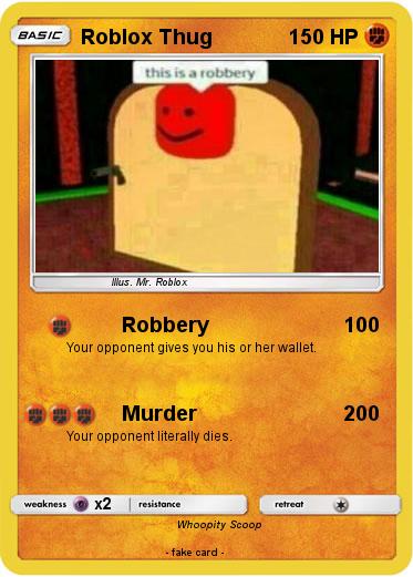 Pokemon Roblox Thug