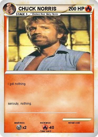Pokemon CHUCK NORRIS