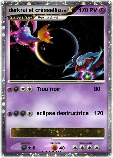 Pokemon darkrai et créssellia