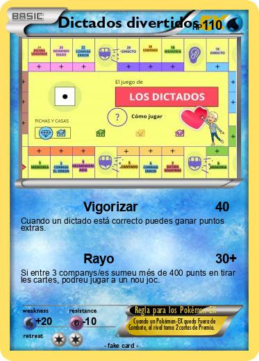 Pokemon Dictados divertidos