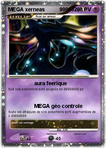 Pokemon MEGA xerneas          99999
