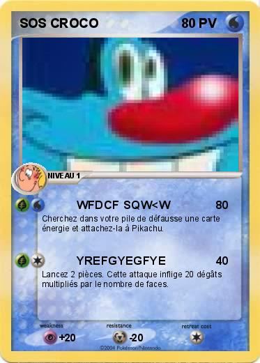 Pokemon SOS CROCO
