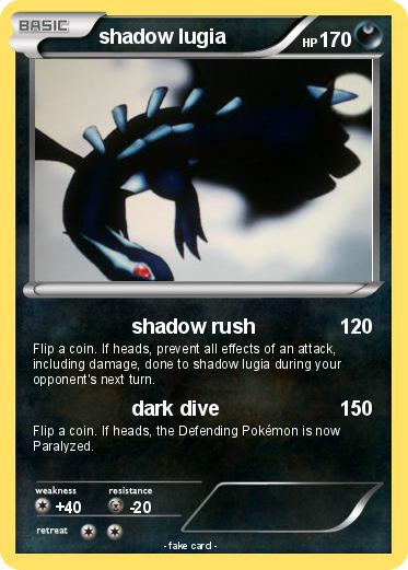 Pokemon shadow lugia