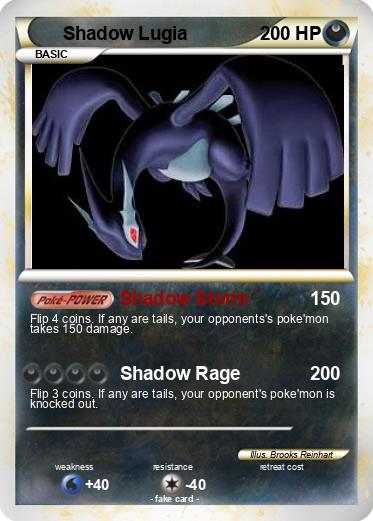 Pokemon Shadow Lugia