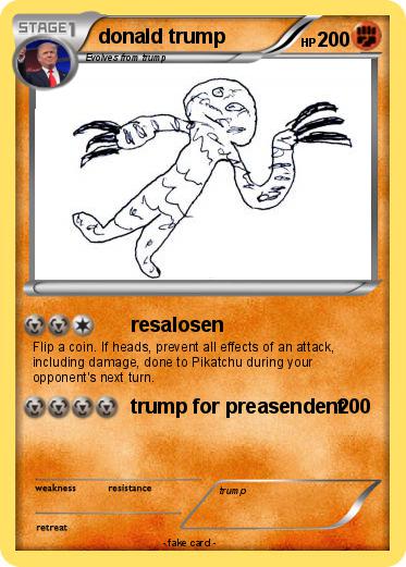 Pokemon donald trump