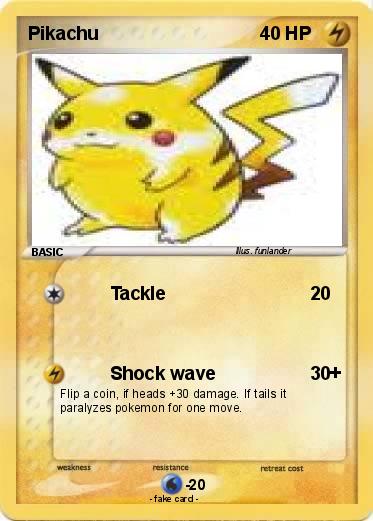 Pokemon Pikachu