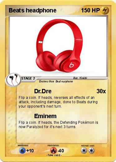 Pokemon Beats headphone