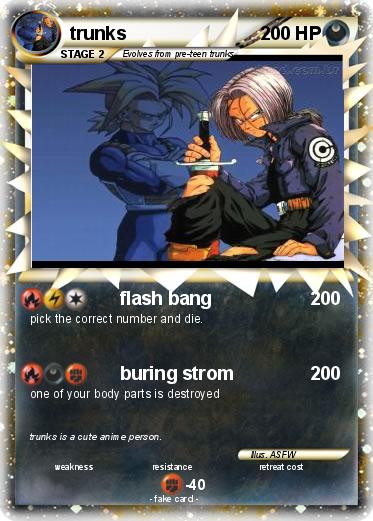 Pokemon trunks