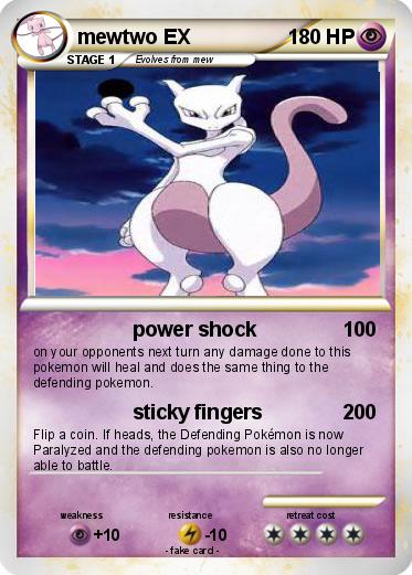 Pokemon mewtwo EX