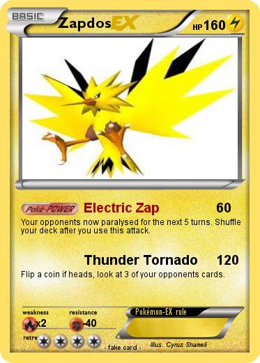 Pokemon Zapdos