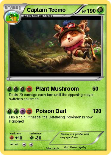 Pokemon Captain Teemo