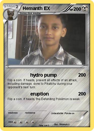 Pokemon Hemanth EX