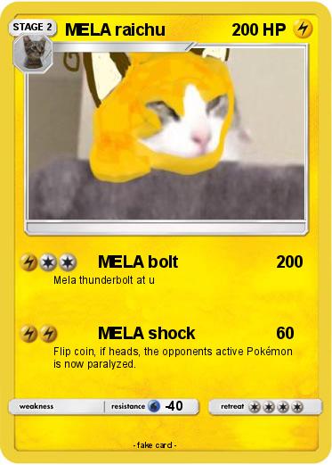 Pokemon MELA raichu