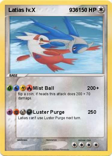 Pokemon Latias lv.X                      936