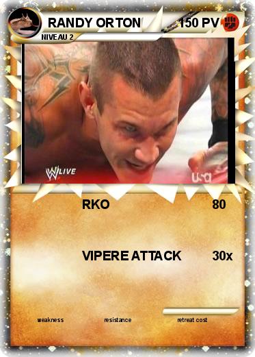 Pokemon RANDY ORTON