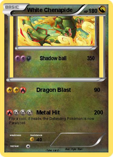Pokemon White Chenapide