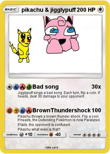 Pokemon pikachu & jigglypuff