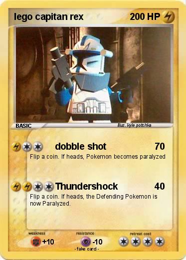Pokemon lego capitan rex
