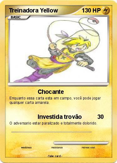 Pokemon Treinadora Yellow