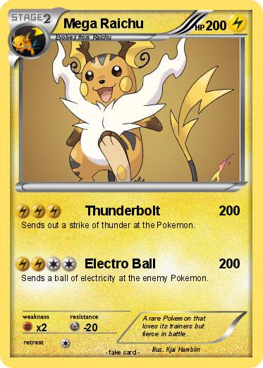 Pokemon Mega Raichu