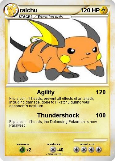 Pokemon raichu