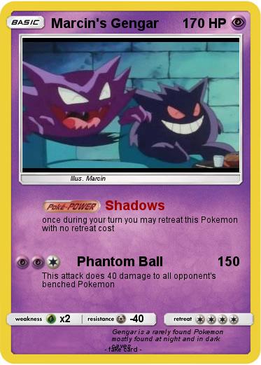 Pokemon Marcin's Gengar