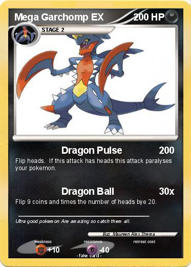Pokemon Mega Garchomp EX