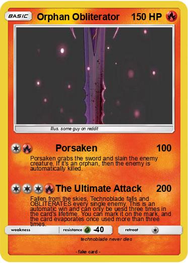 Pokemon Orphan Obliterator