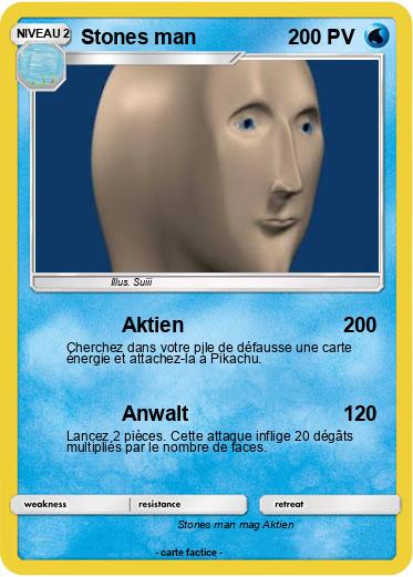 Pokemon Stones man
