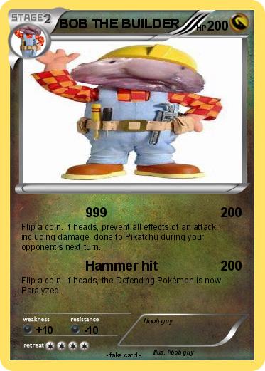Pokemon BOB THE BUILDER