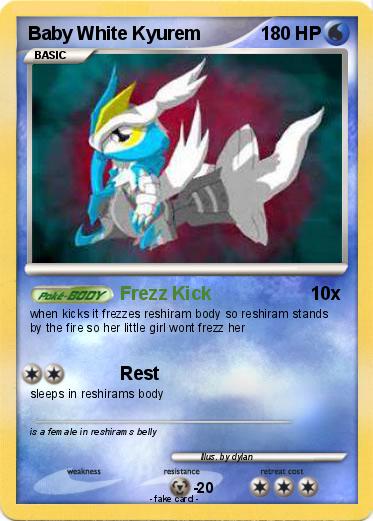 Pokemon Baby White Kyurem