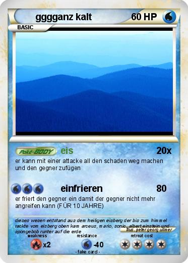 Pokemon gggganz kalt