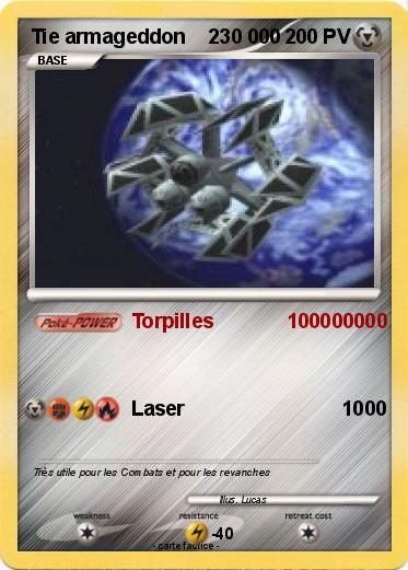 Pokemon Tie armageddon    230 000