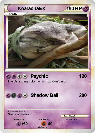 Pokemon KoalaonaEX