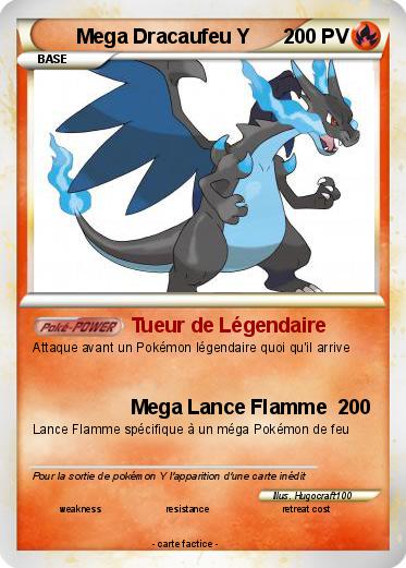 Pokemon Mega Dracaufeu Y