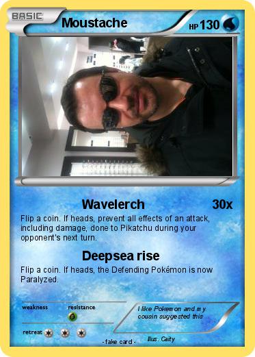 Pokemon Moustache
