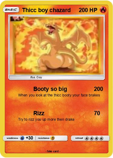 Pokemon Thicc boy chazard