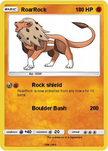 Pokemon RoarRock