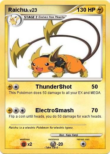 Pokemon Raichu