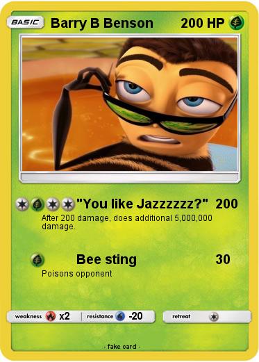 Pokemon Barry B Benson