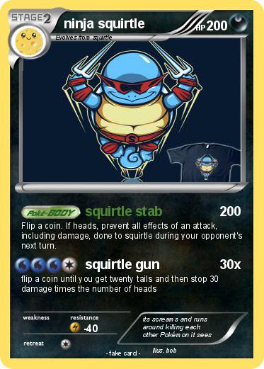 Pokemon ninja squirtle